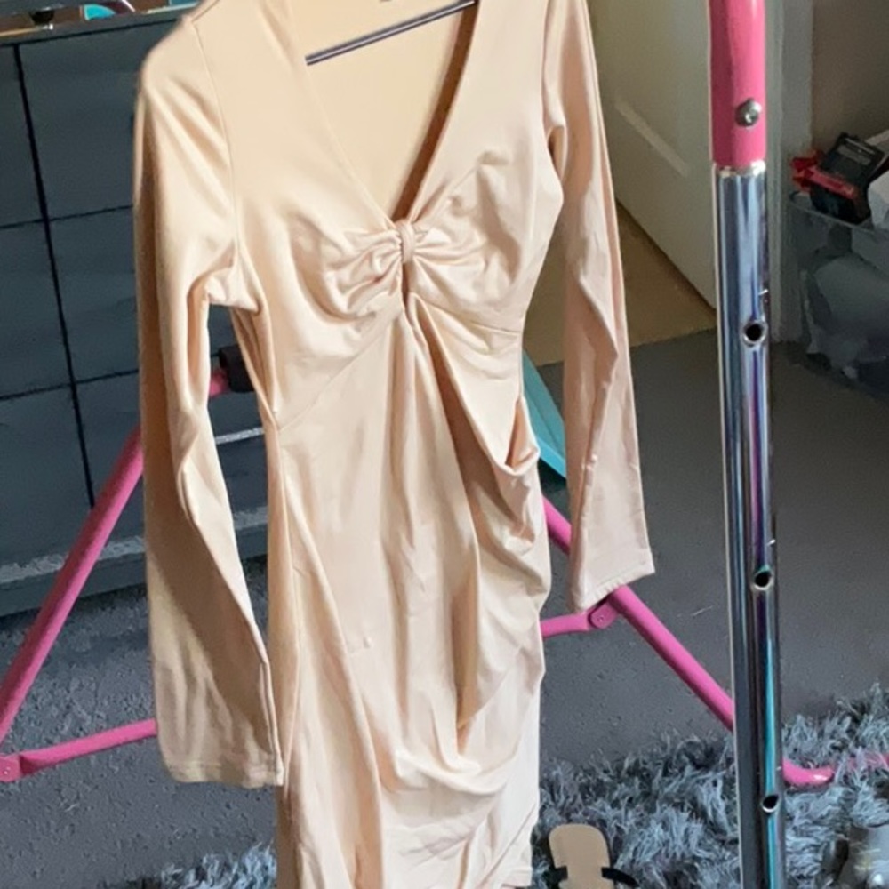Tan dress